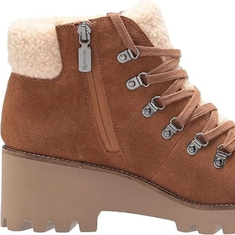 Blondo Devin Waterproof Leather Suede  Boots Sz 10 NWT